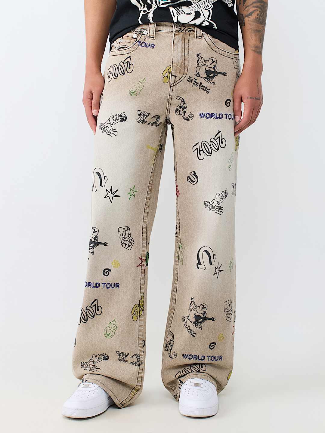 True Religion - Vinny Doodle Flap Ultra Baggy Jean 34"