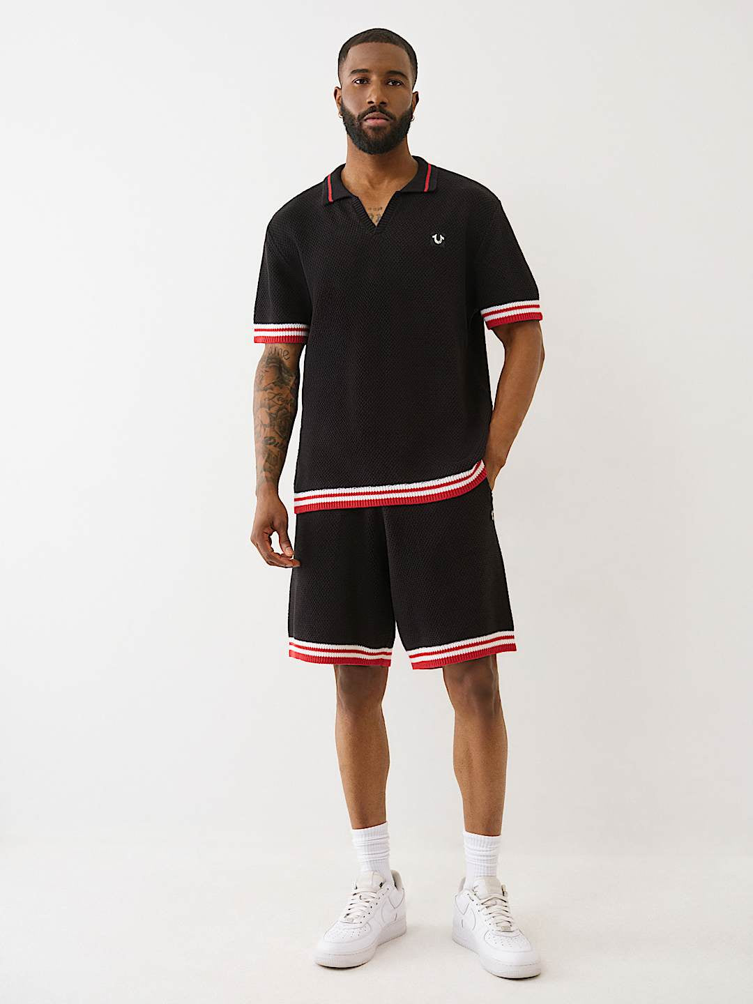 True Religion - Sweater Knit Polo Shirt