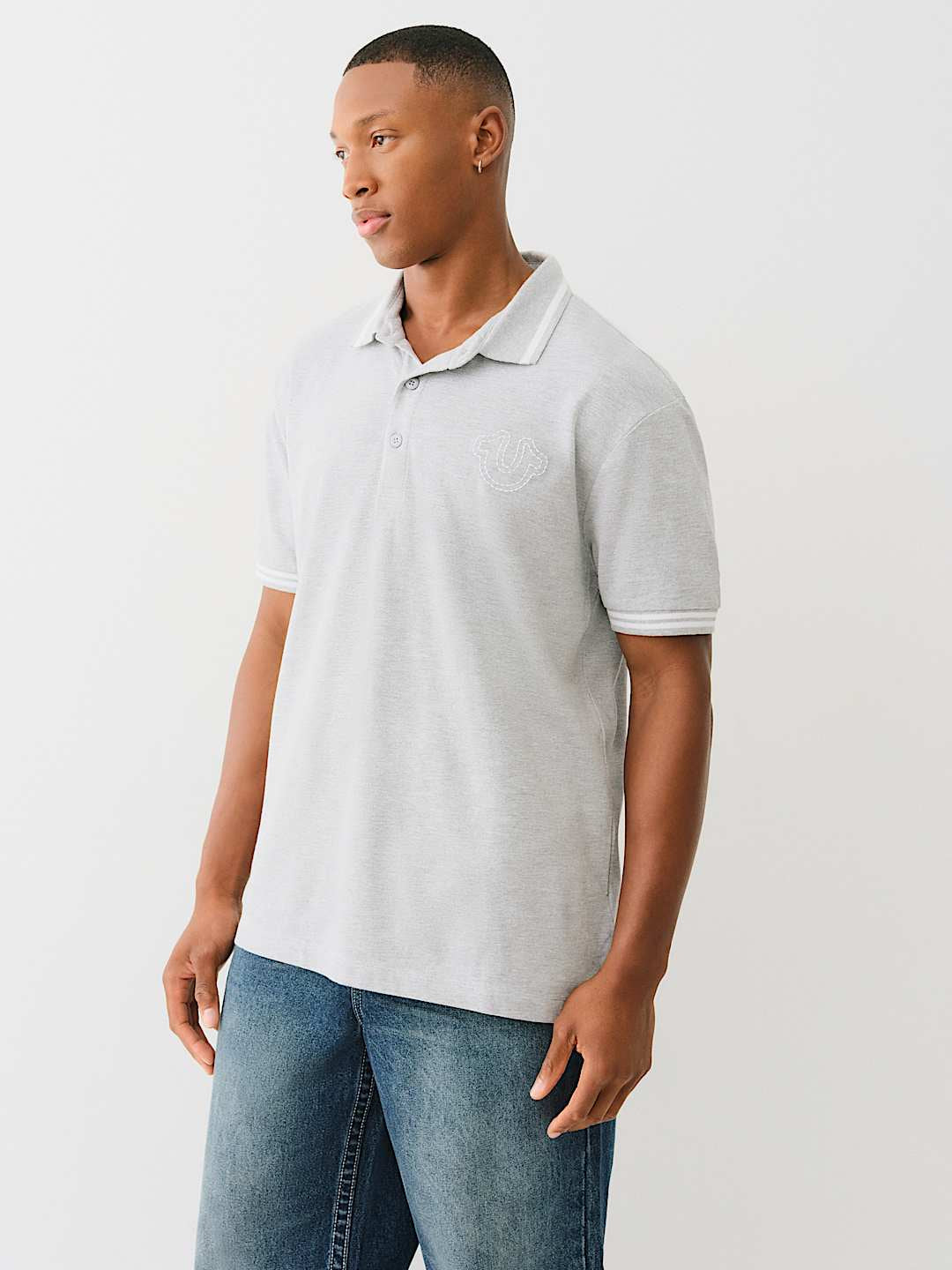 True Religion - Big T Horseshoe Polo Shirt