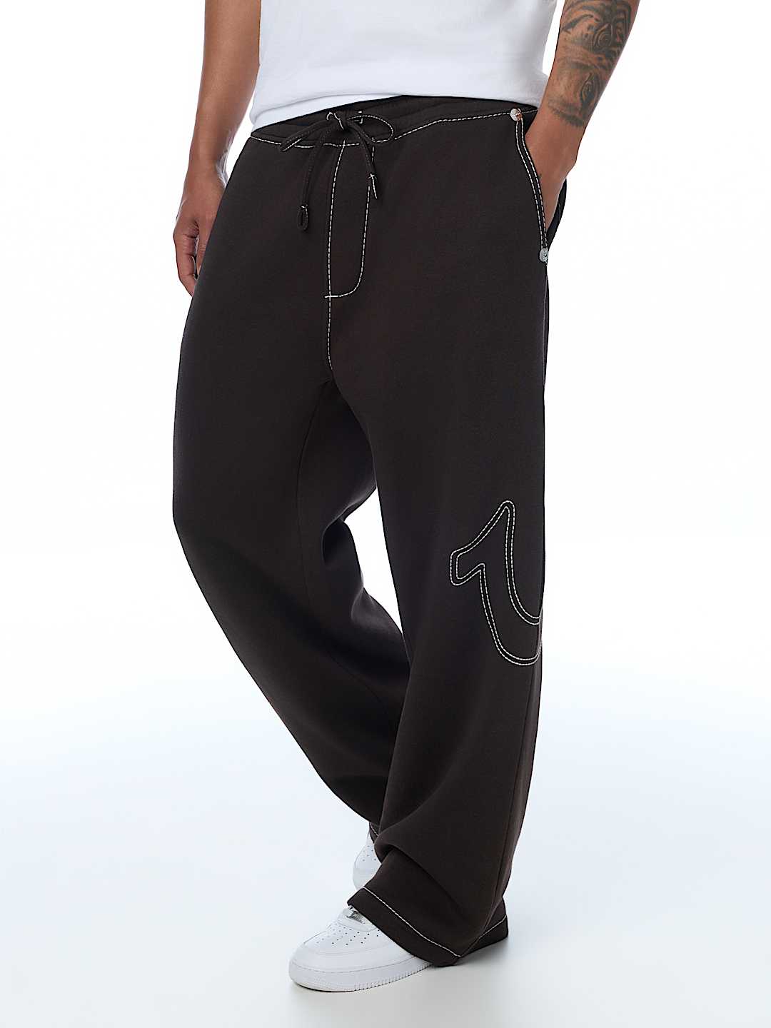 True Religion - Big T Horseshoe Baggy Sweatpant