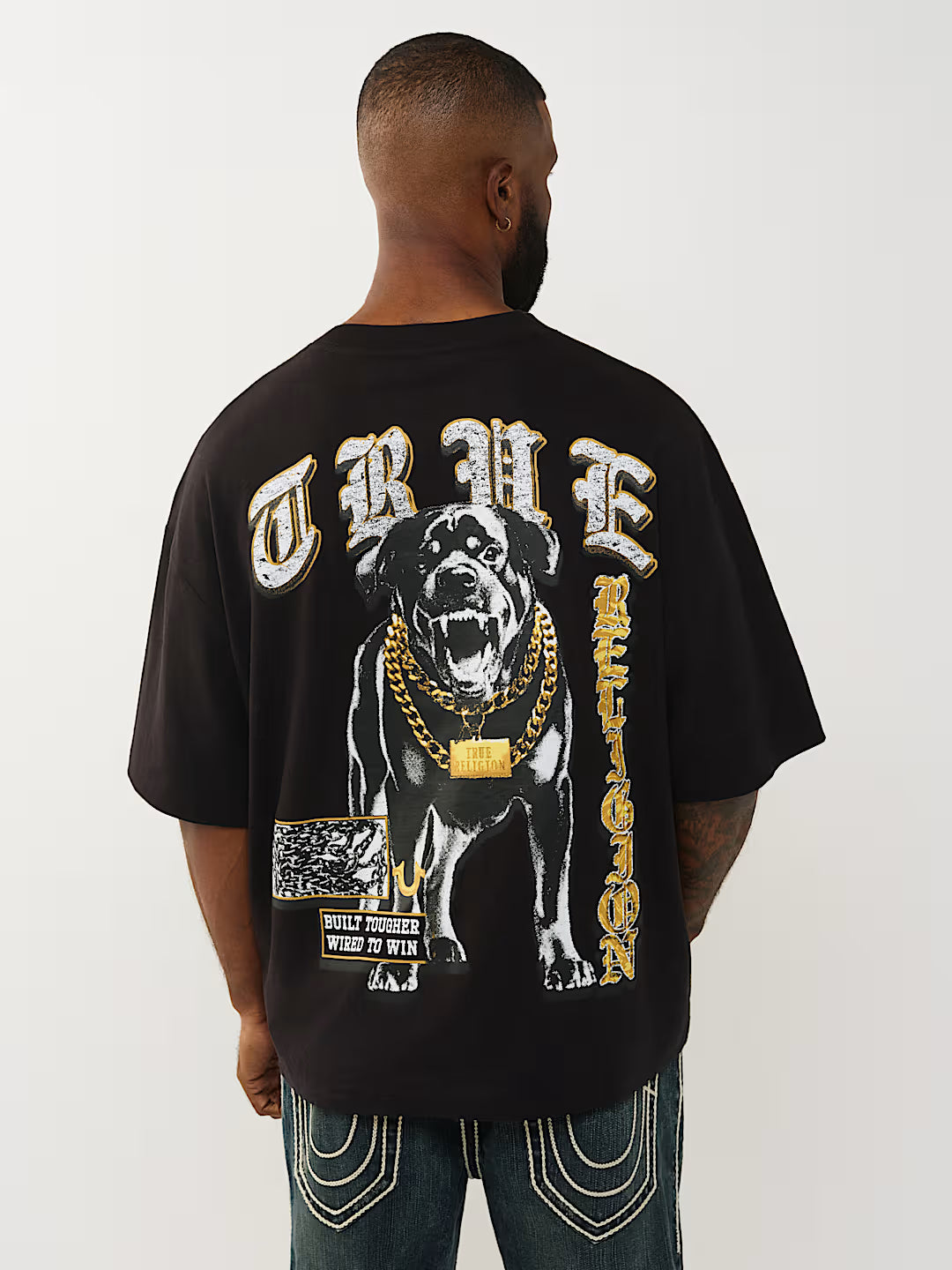 True Religion - Rottweiler Heavyweight Oversized Tee