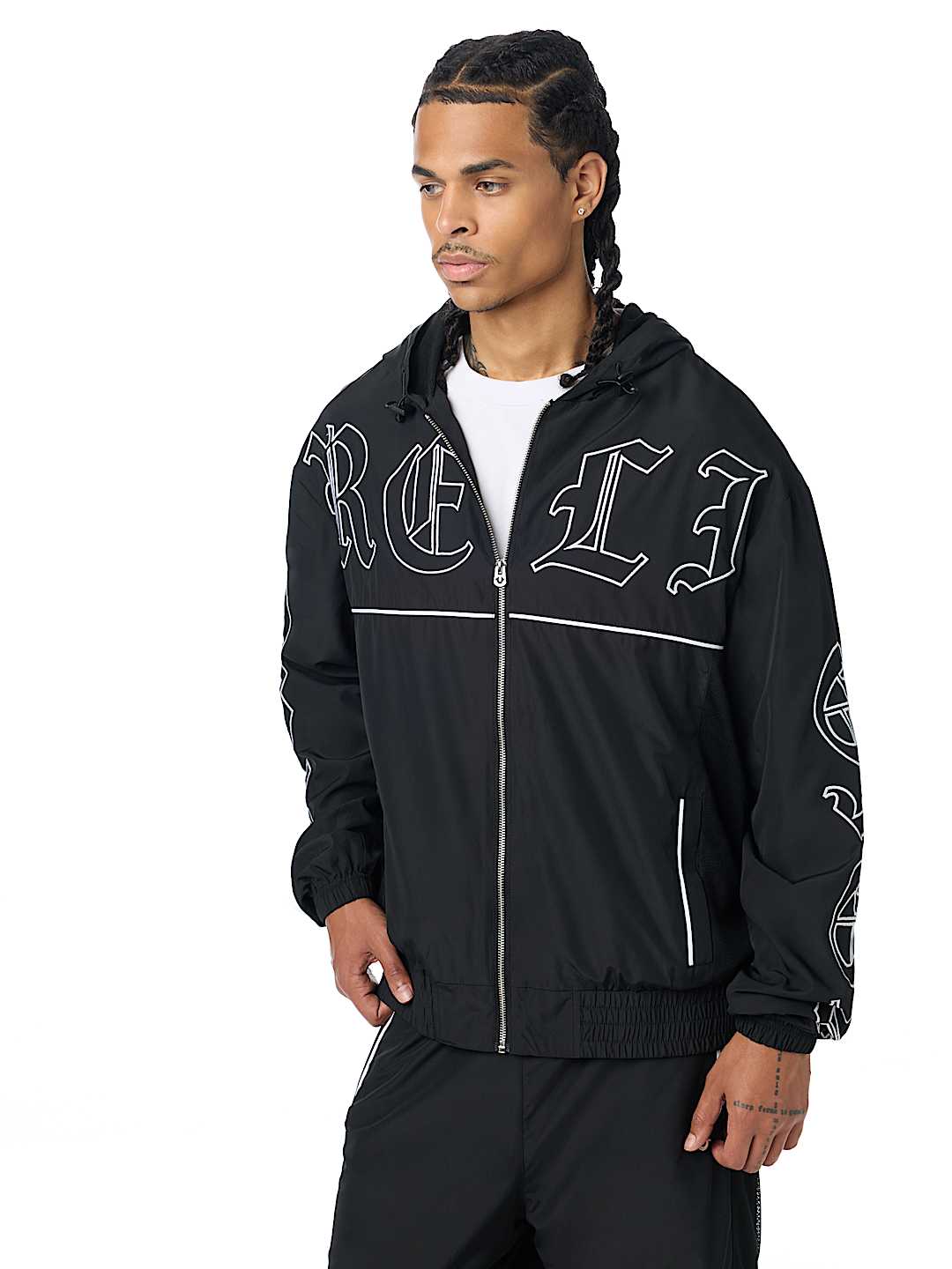 True Religion - Exploded Logo Nylon Jacket