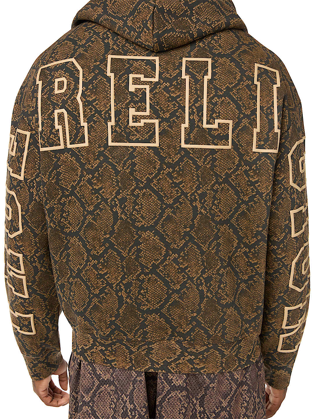 True Religion - Snakeskin Boxy Hoodie