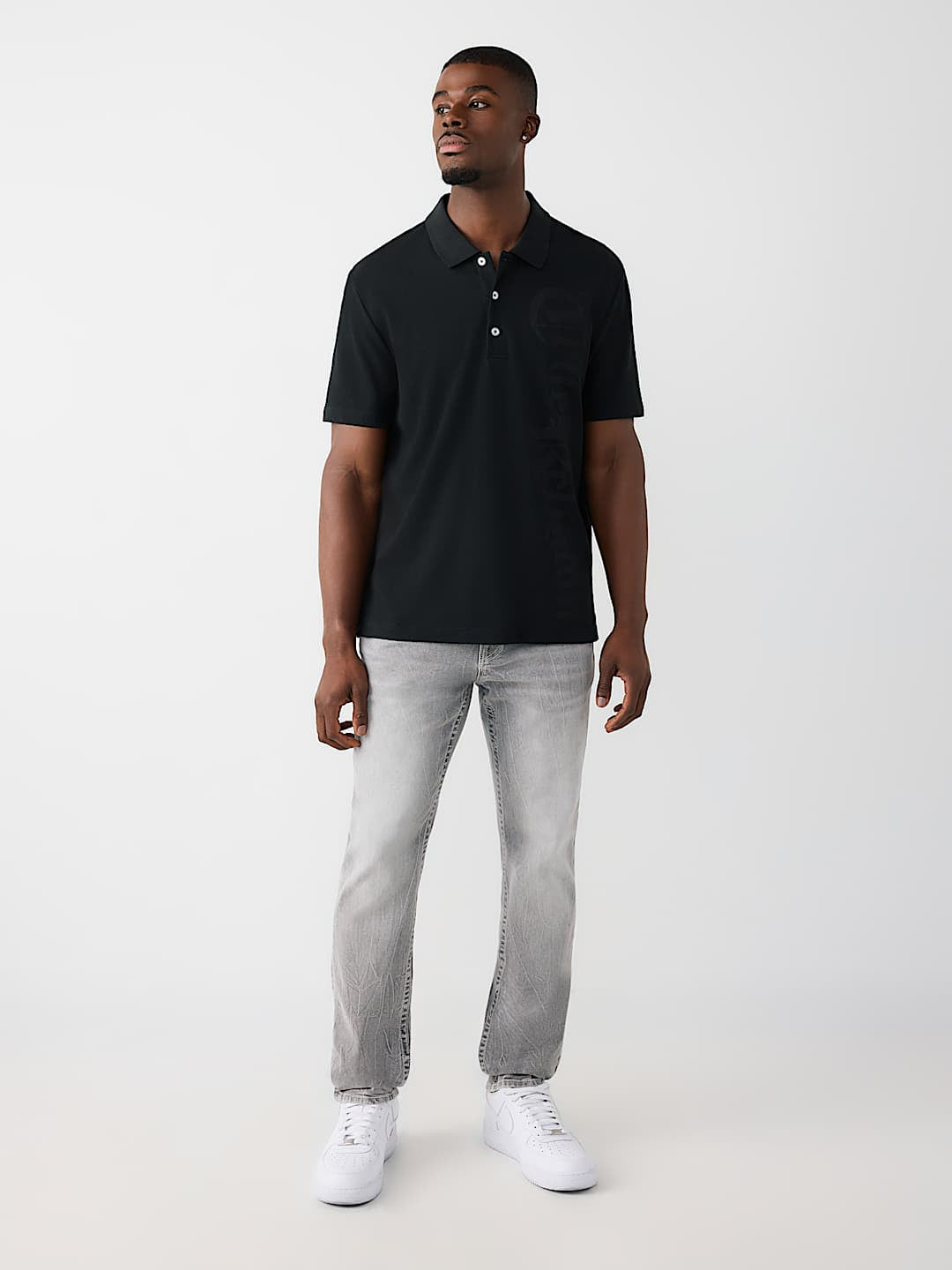 True Religion - Logo Piqué Polo Shirt