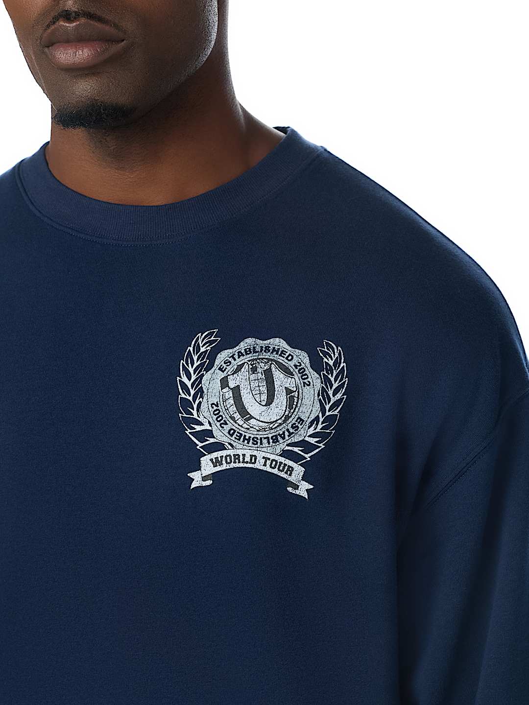 True Religion - Horseshoe Crest Relaxed Crewneck