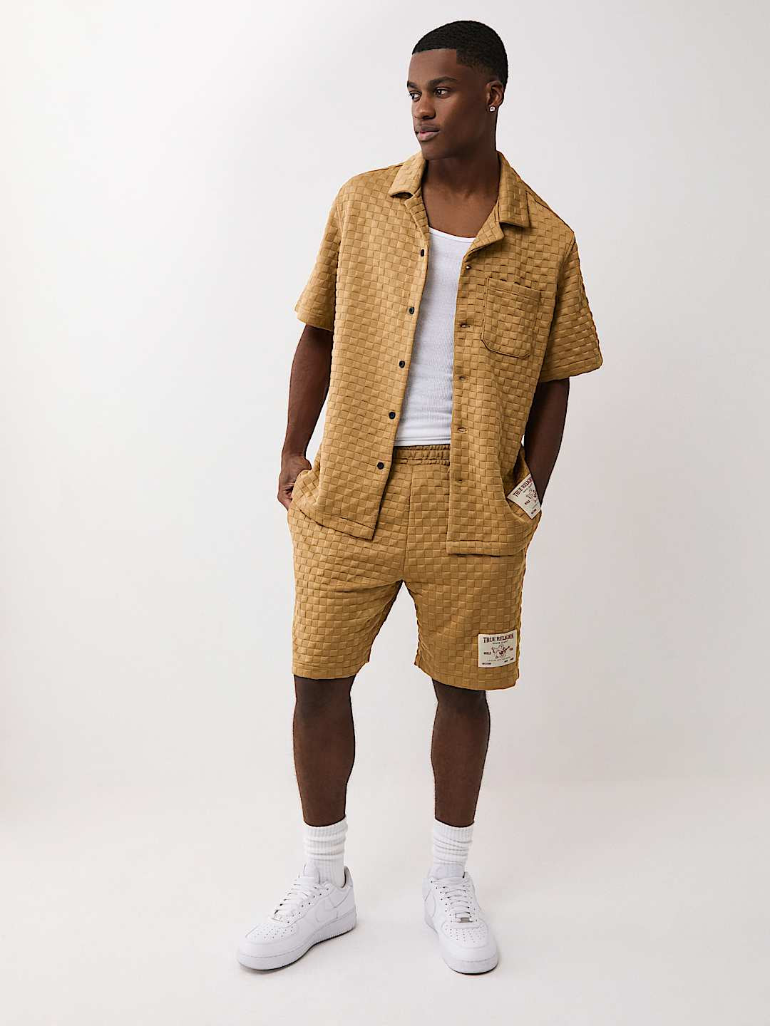 True Religion - Checkered Camp Collar Shirt