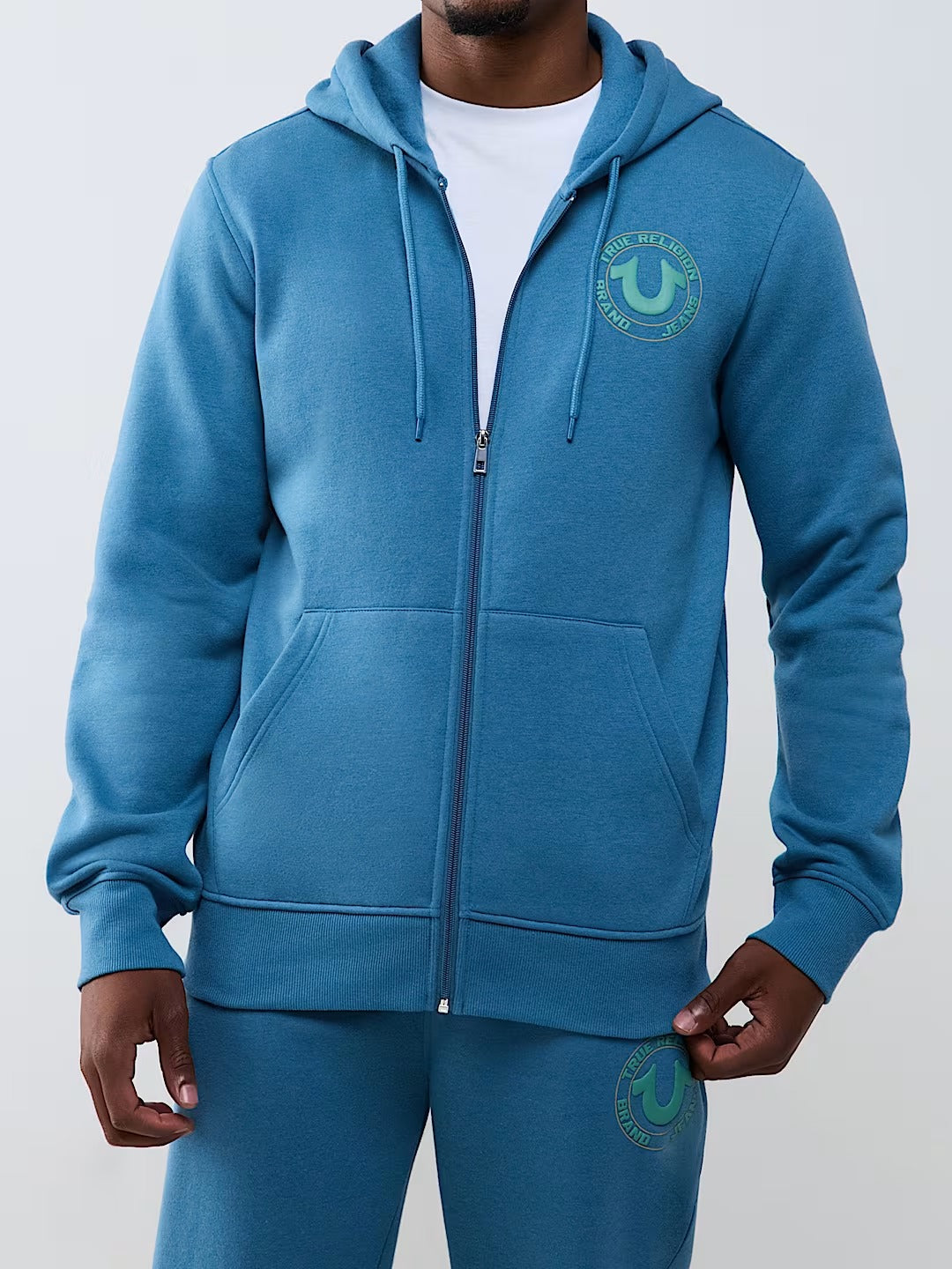 True Religion - True Puff-Print Zip Hoodie