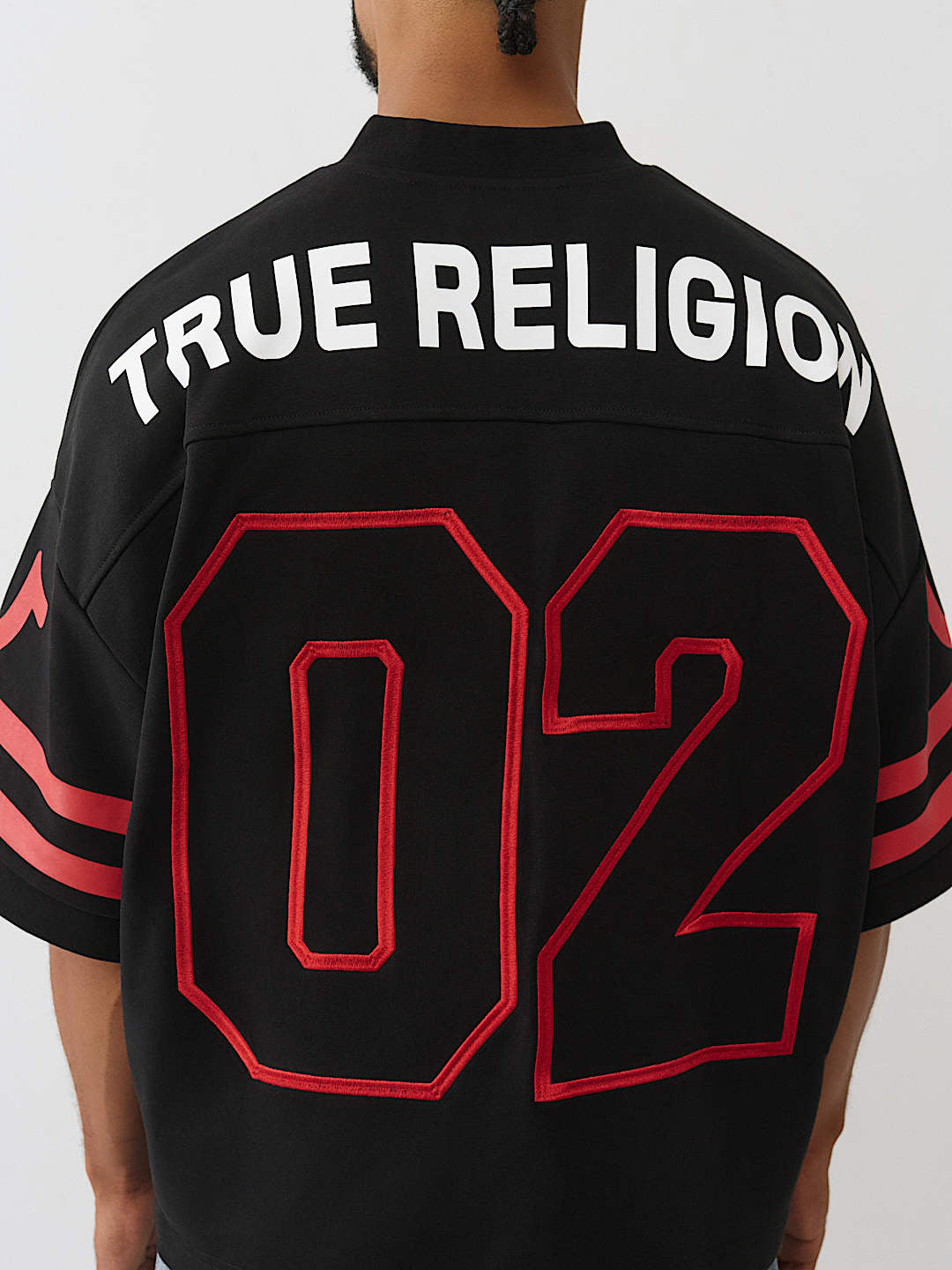 True Religion - Football Knit Boxy Jersey