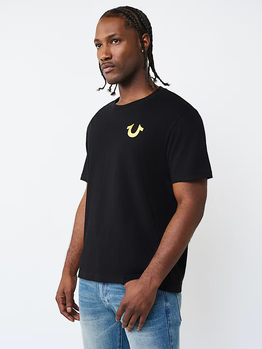 True Religion - Marker Script Buddha Tee