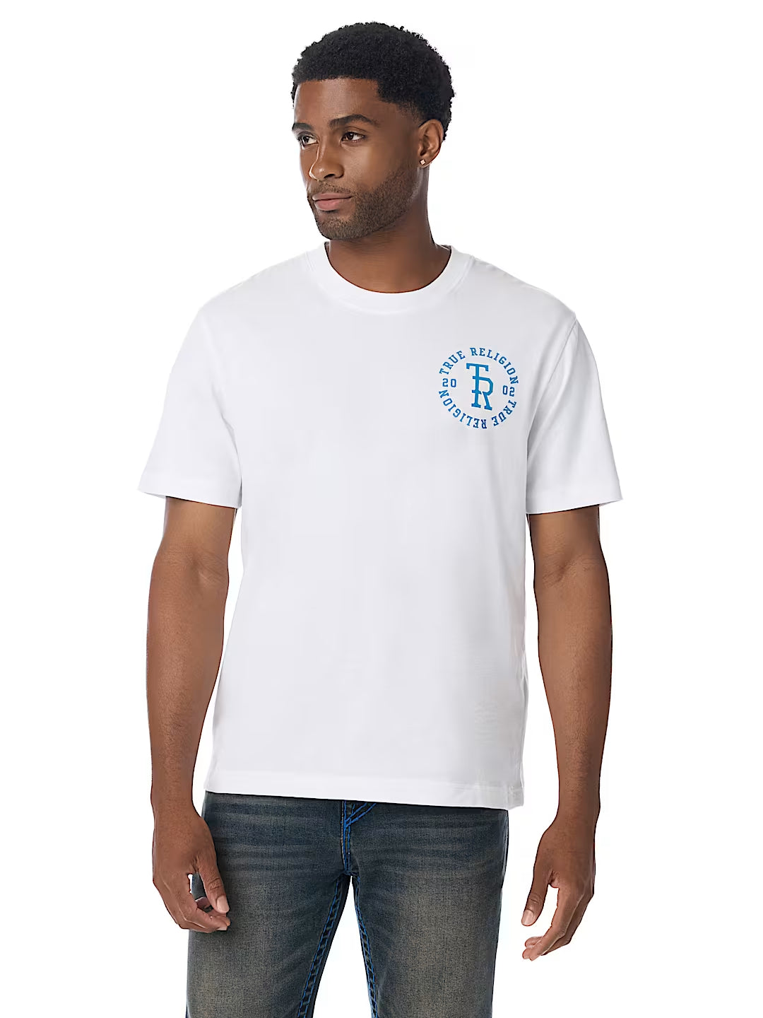 True Religion - Stacked Logo Tee