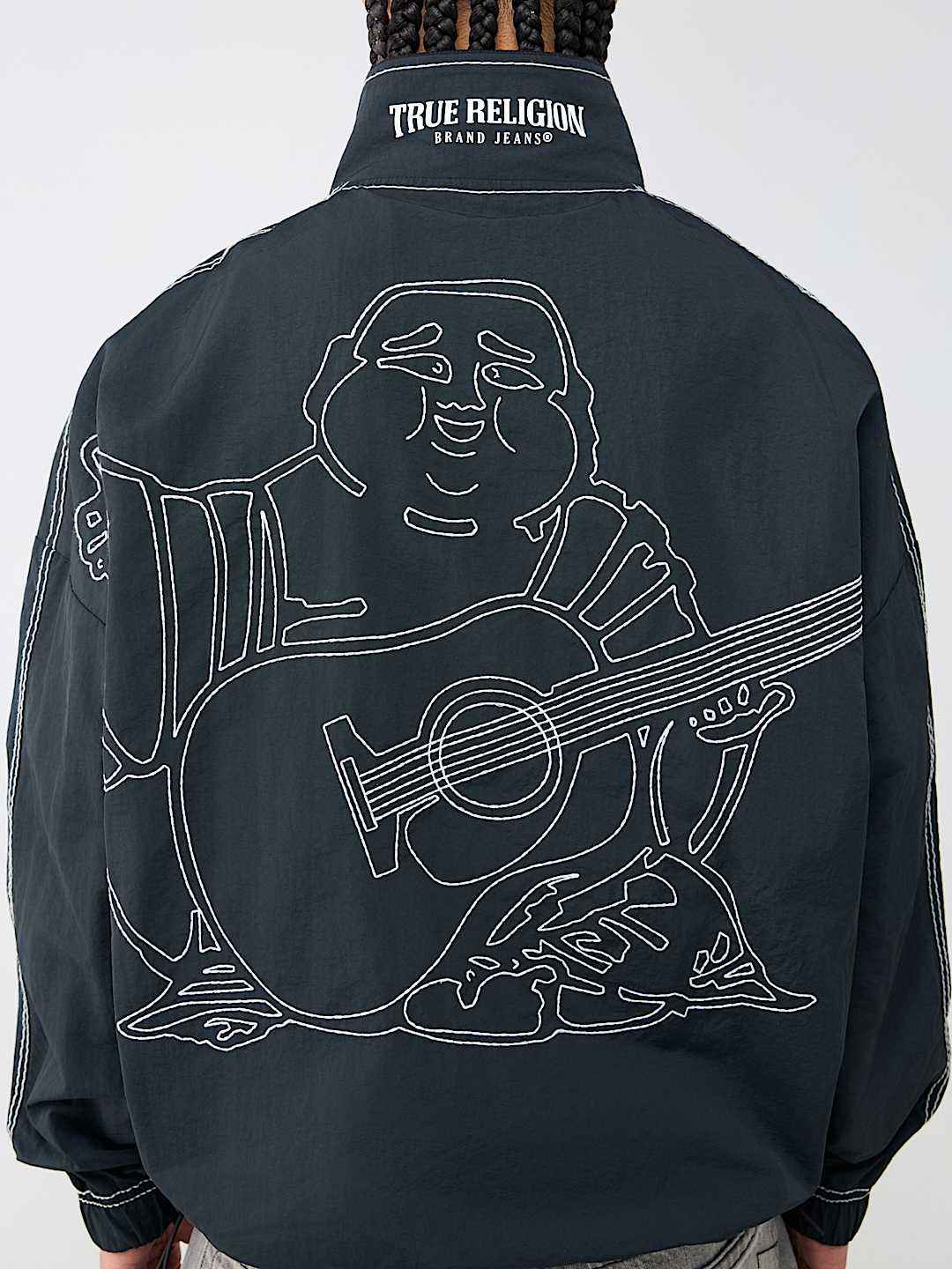 True Religion - Big T Nylon Quarter Zip Jacket