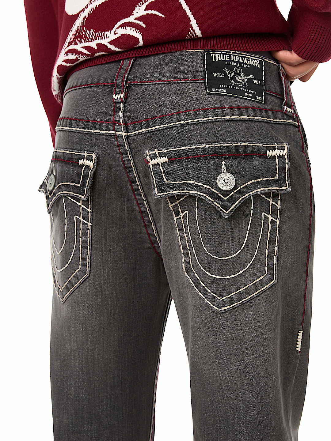True Religion - Ricky Super T Flap Straight Jean 34"
