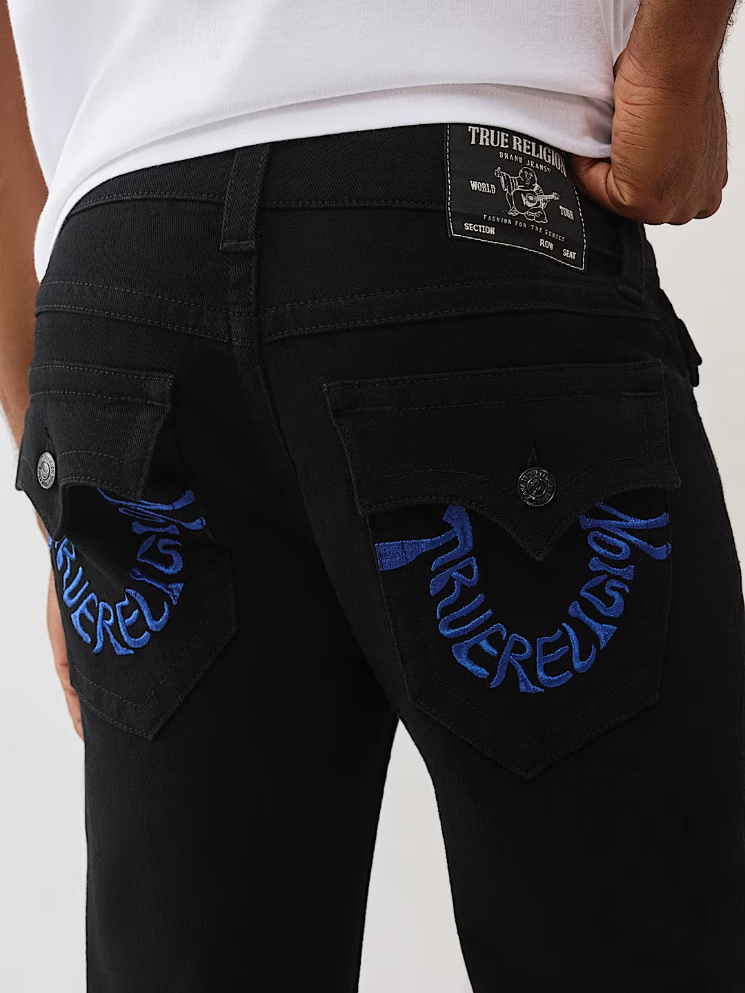 True Religion - Billy Warped Horseshoe Logo Bootcut Jean 34