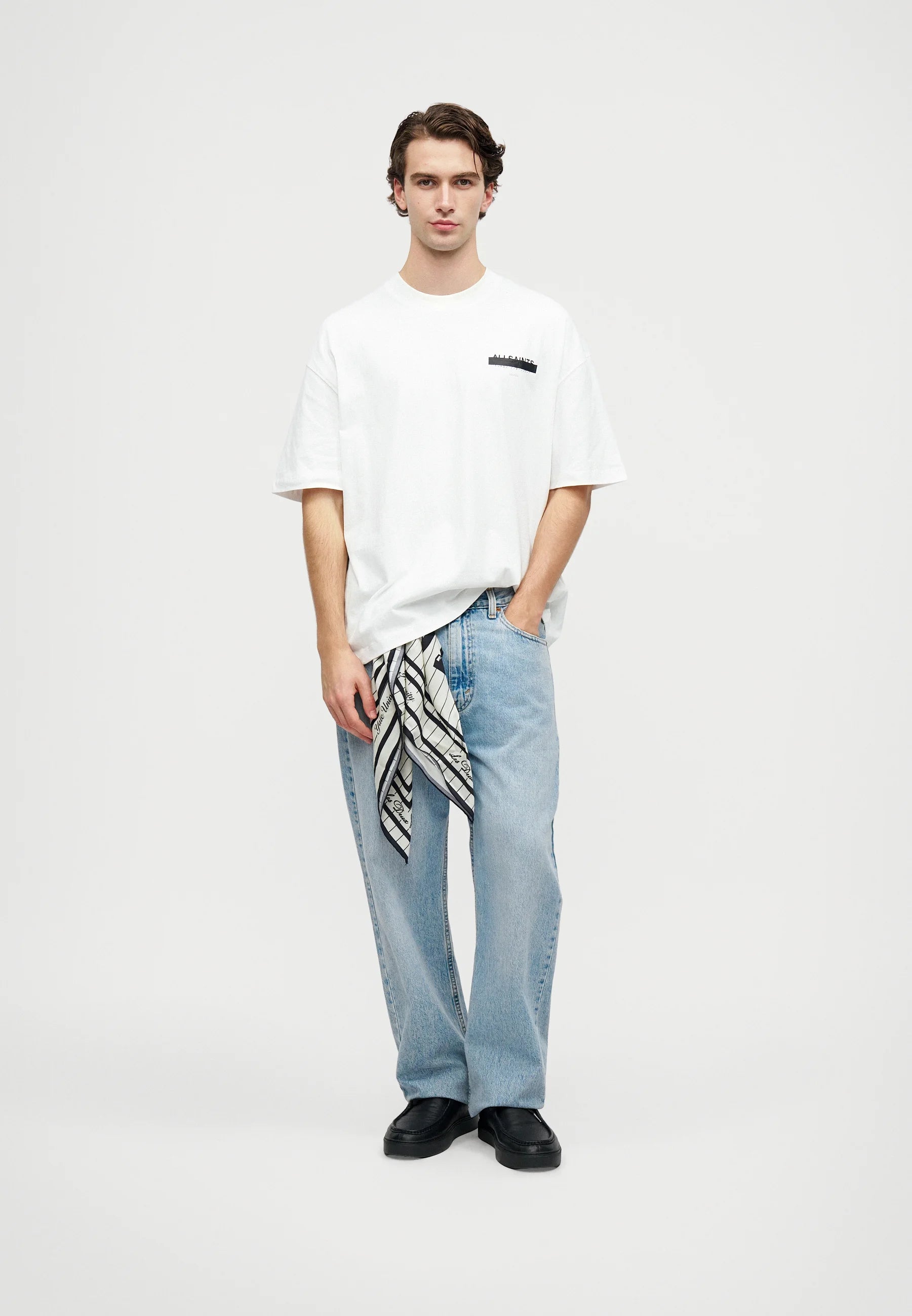 AllSaints - Redact Crew Print T-shirt