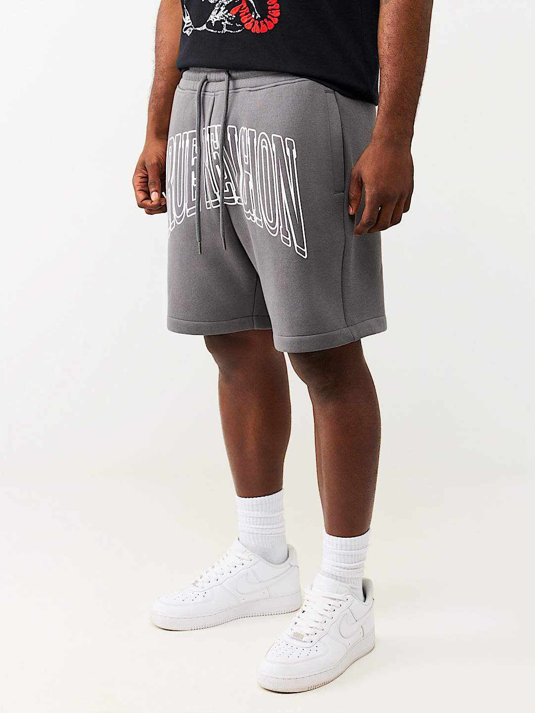 True Religion - Groovy Horseshoe Fleece Short