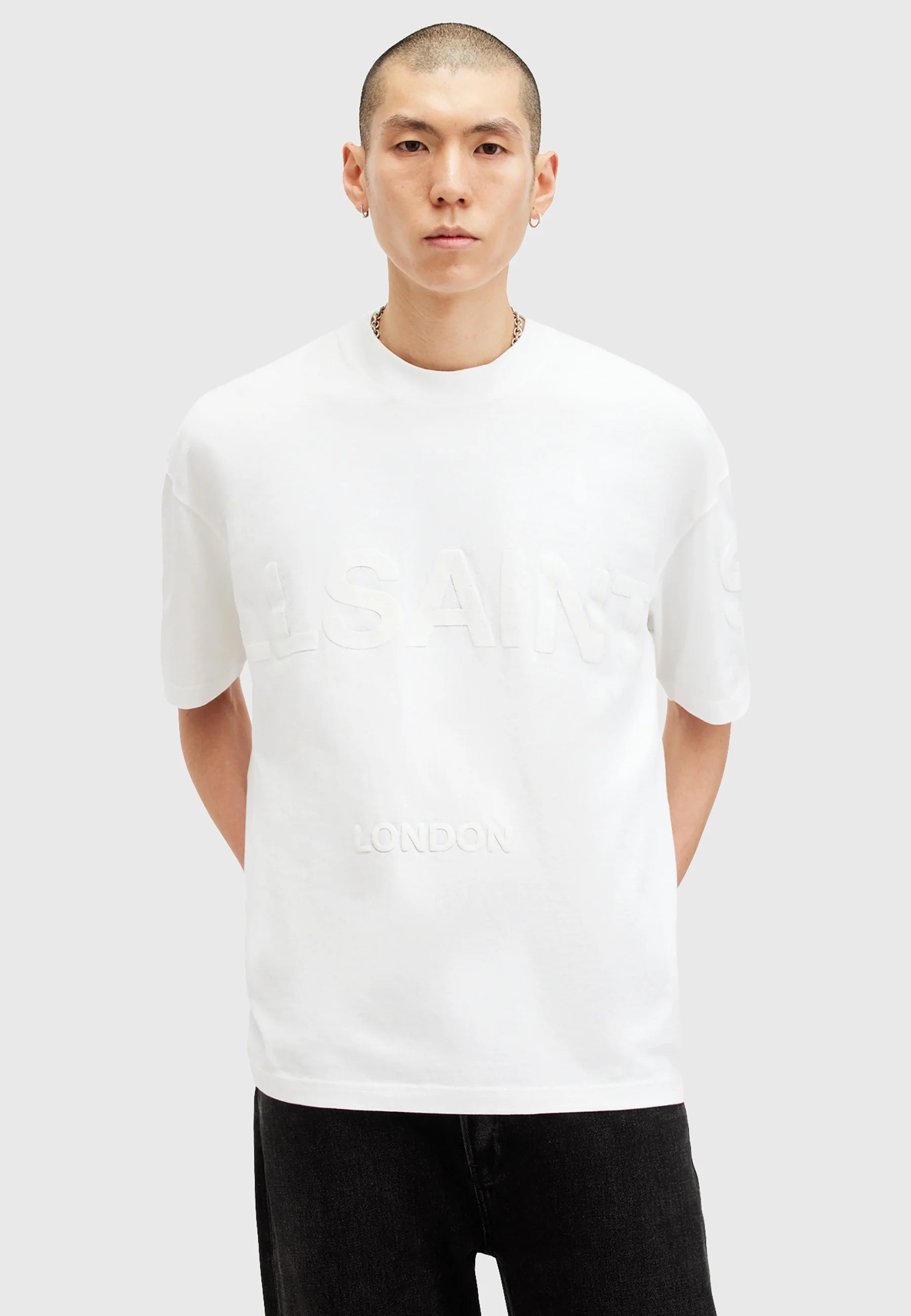 AllSaints - Biggy Crew Print T-shirt