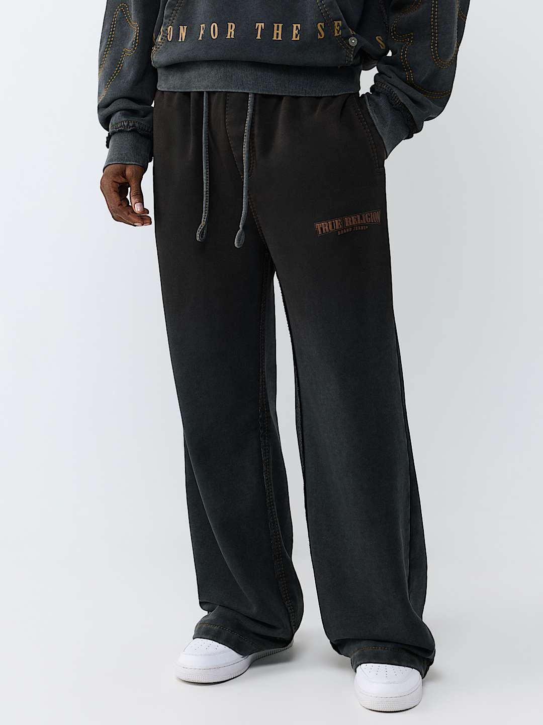 True Religion - Big T Washed Baggy Sweatpant