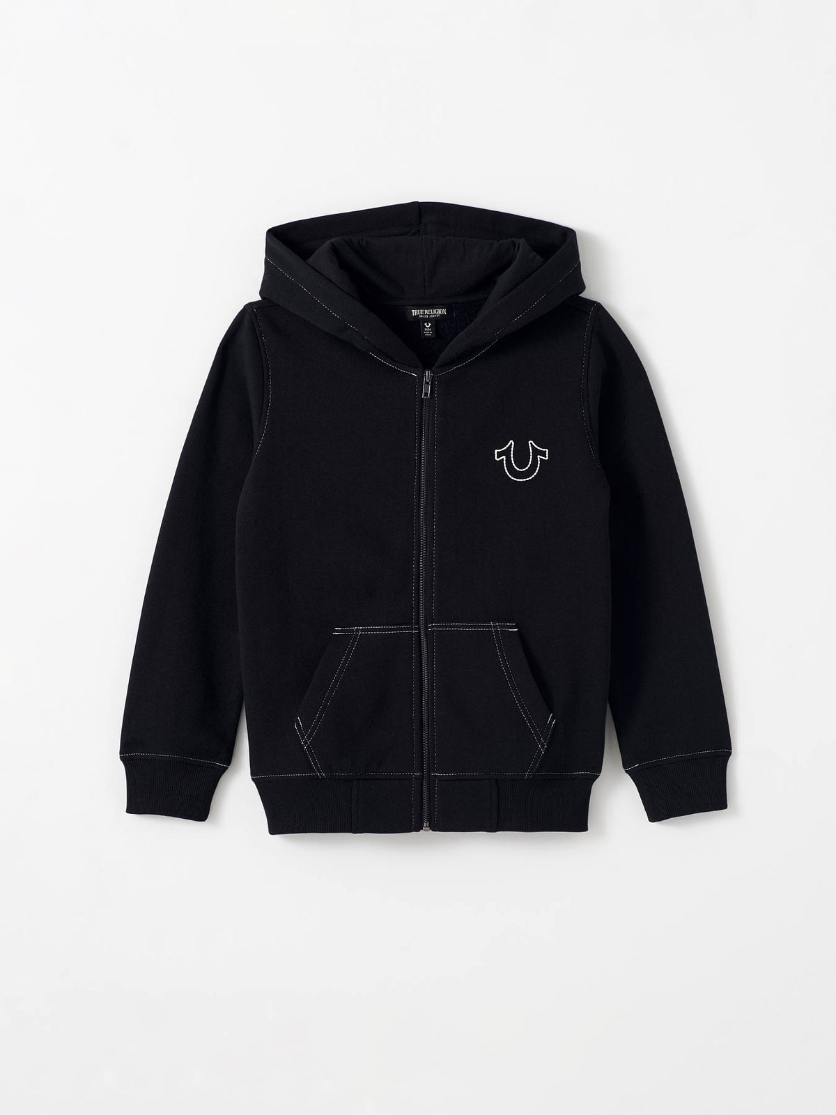 True Religion - Boys Stitch Logo Zip Hoodie