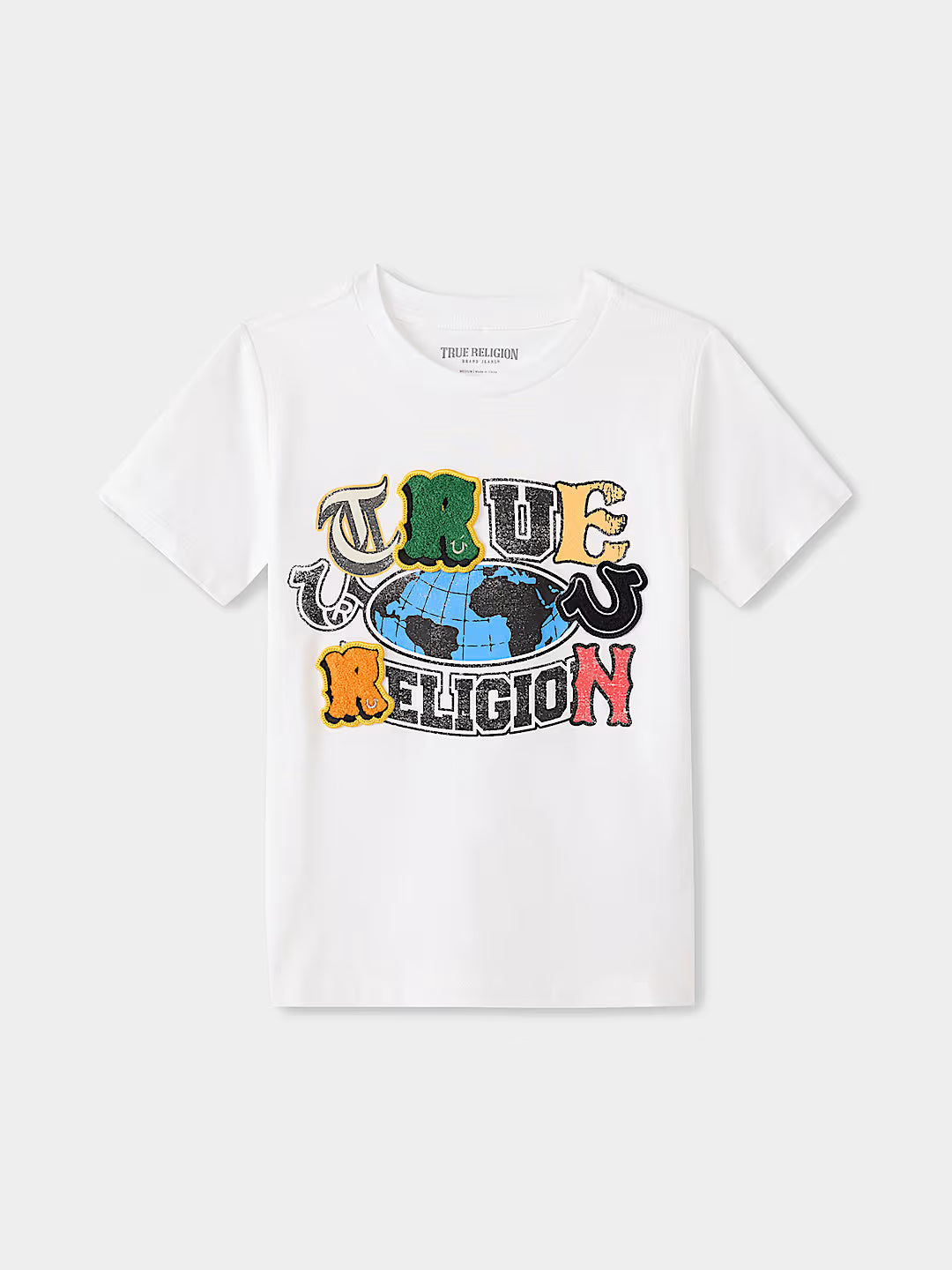 True Religion - Boys Global Logo Patch Tee