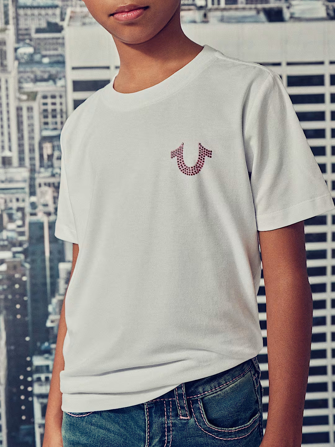 True Religion - Girls Buddha Crewneck Tee