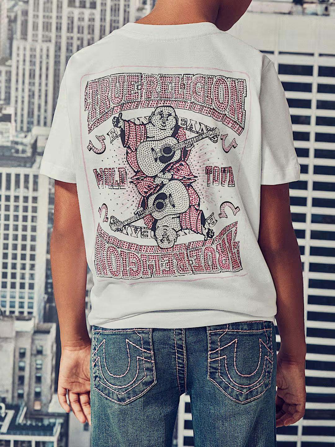 True Religion - Girls Buddha Crewneck Tee