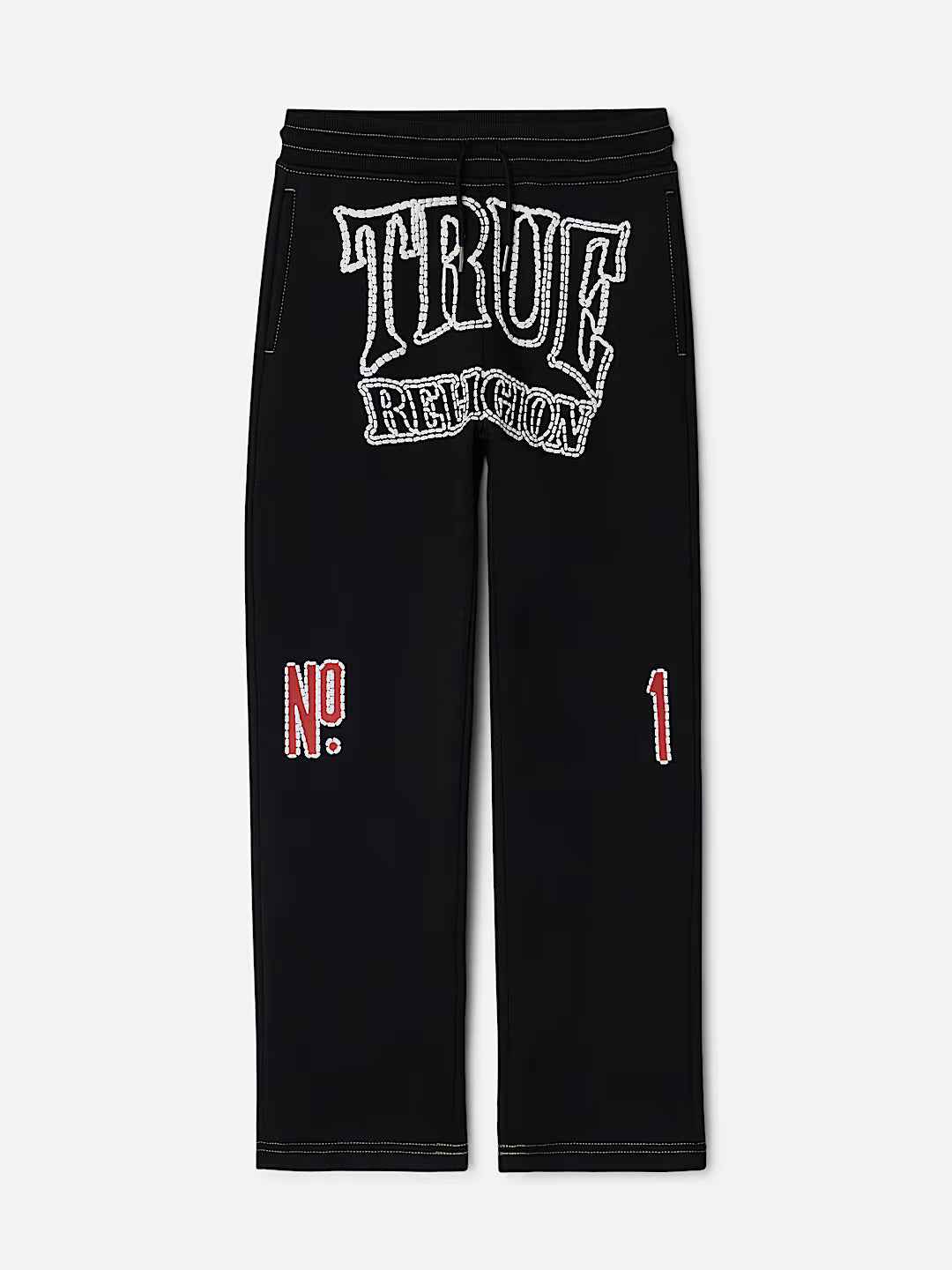 True Religion - Boys True 1 Logo Straight Leg Pant