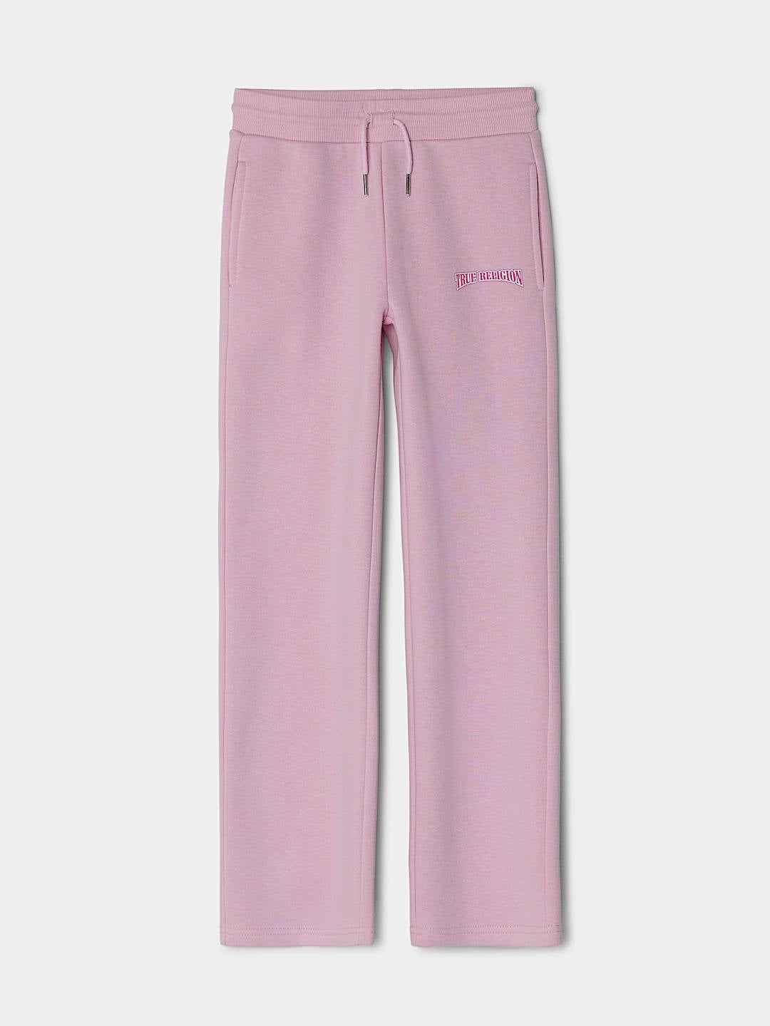 True Religion - Girls Horseshoe Wing Straight Leg Wweatpant