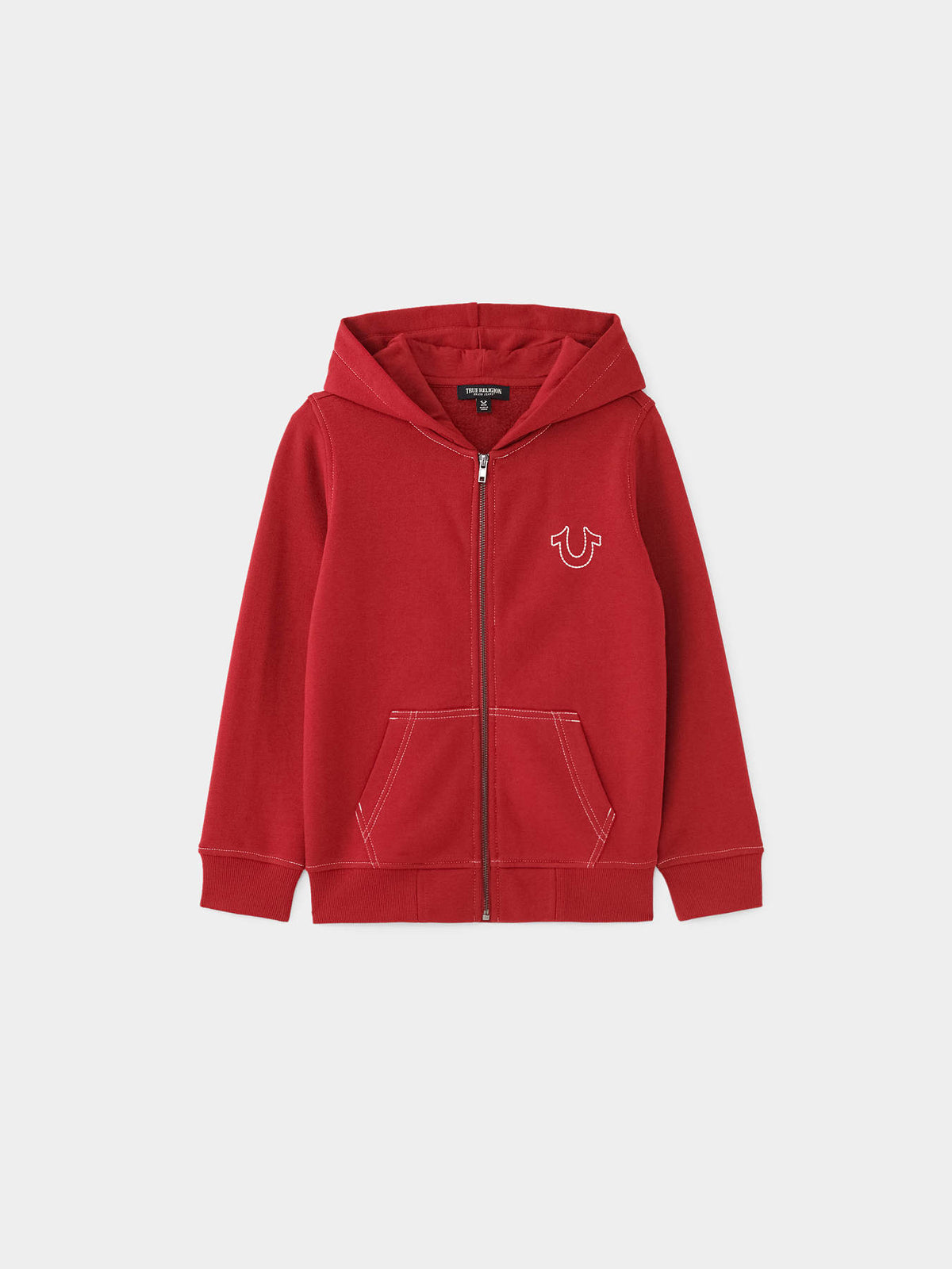 True Religion - Boys Stitch Logo Zip Hoodie