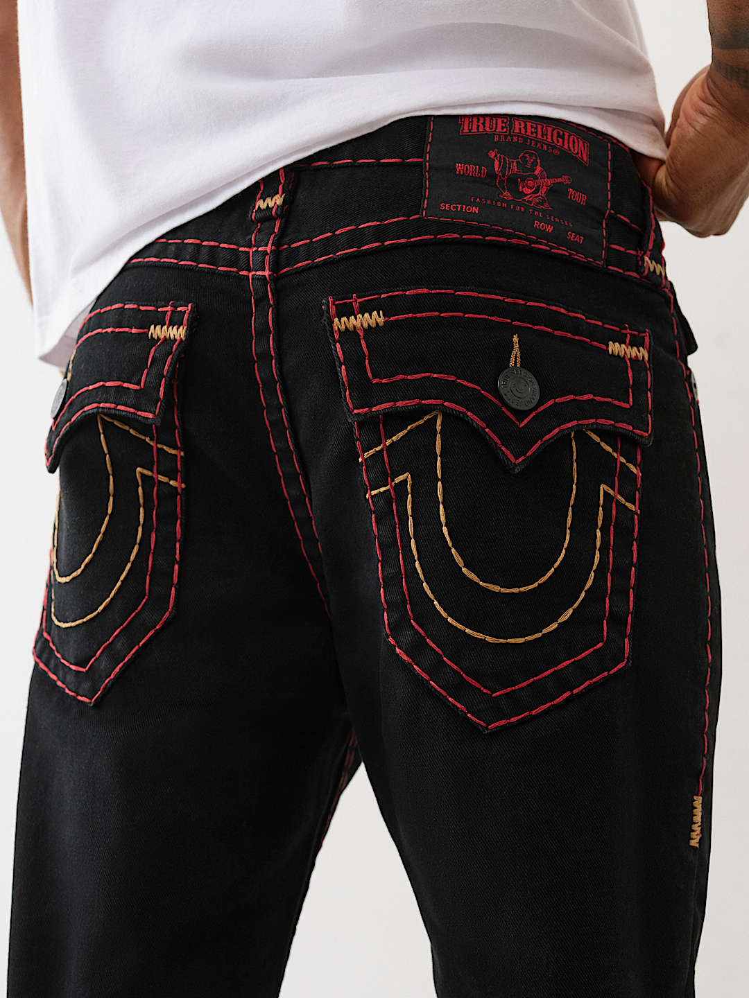 True Religion - Rocco Stacked Super T Flap Skinny Jean
