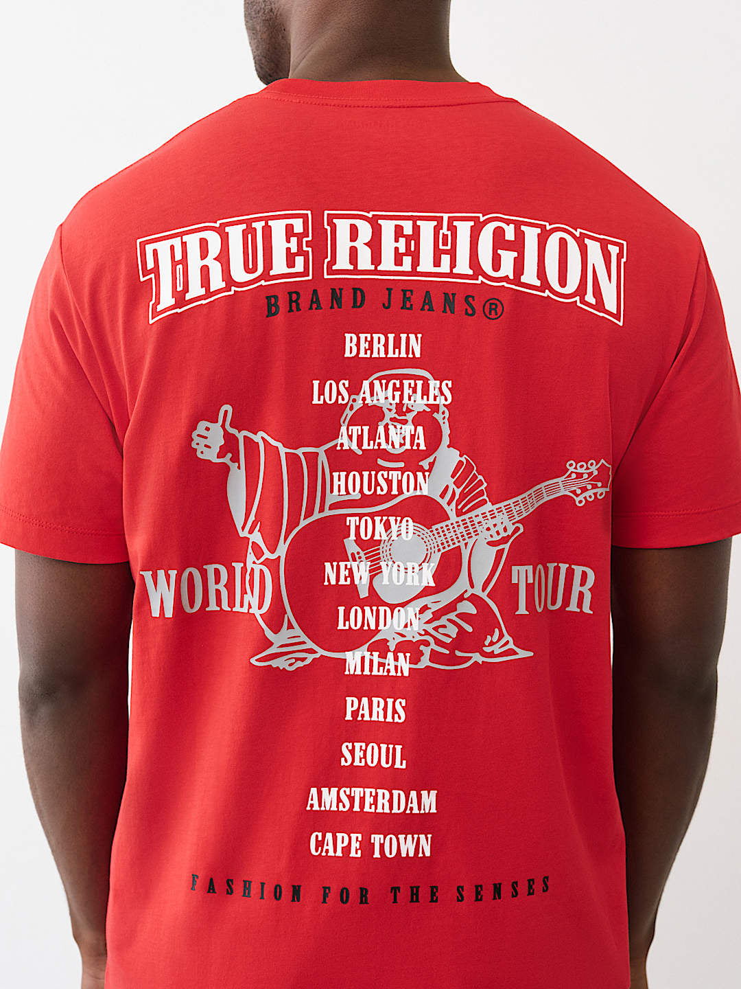 True Religion - Flocked World Tour Tee