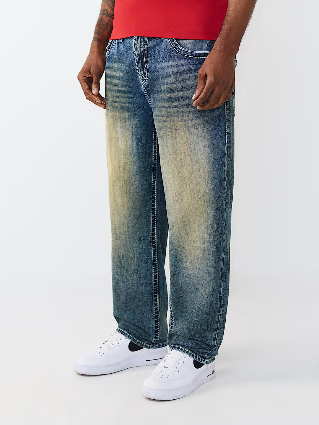 True Religion - Bobby Big T Flap Baggy Jean 32