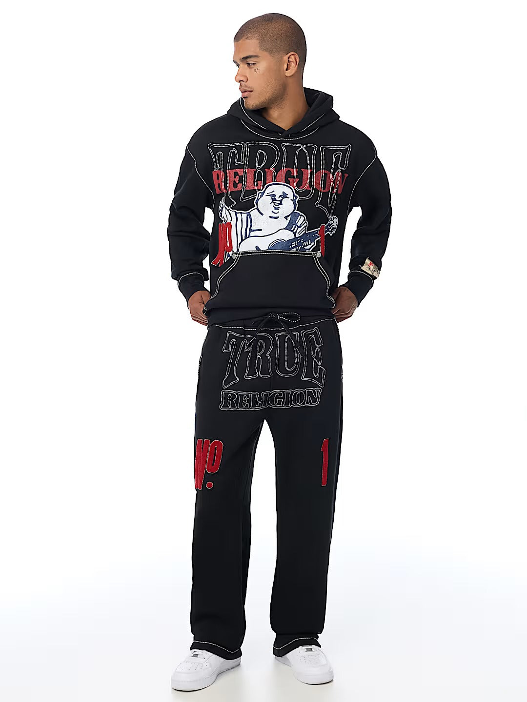 True Religion - No. 1 Logo Big T Sweatpant