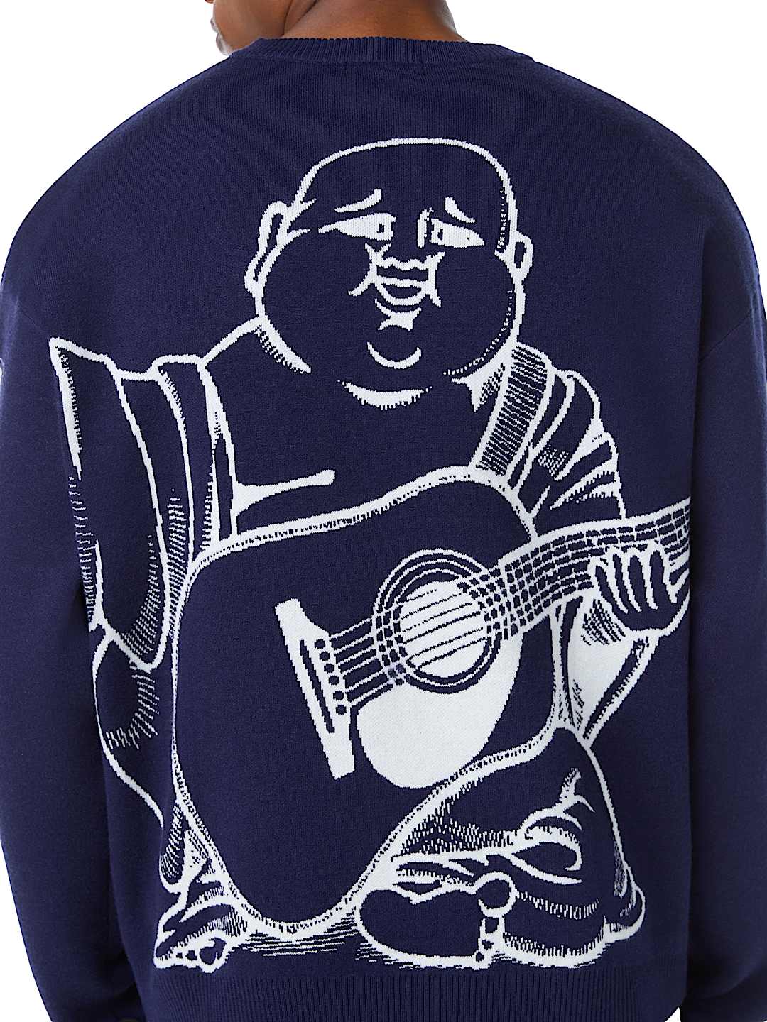 True Religion - Arched Logo Buddha Sweater