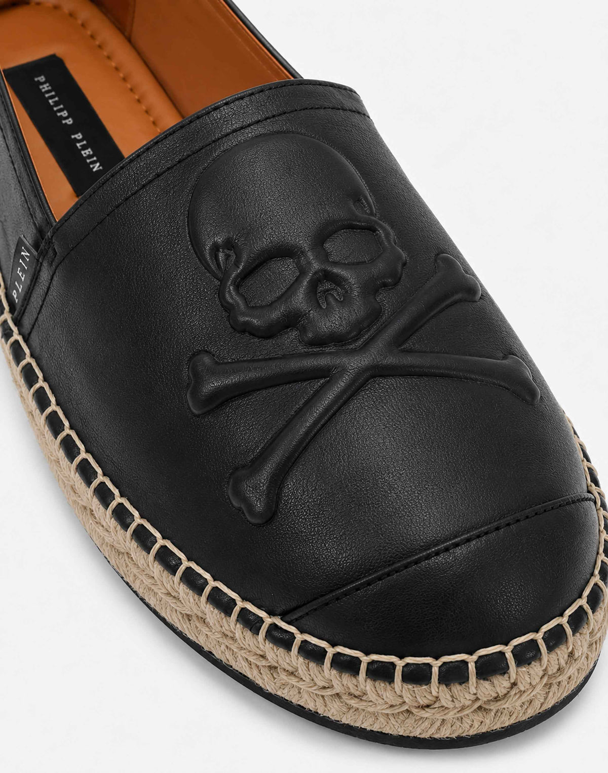 PHILIPP PLEIN - Nappa Leather Espadrillas Skull