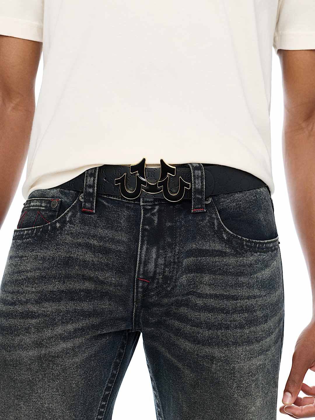 True Religion - Multi-Horseshoe Buckle Belt