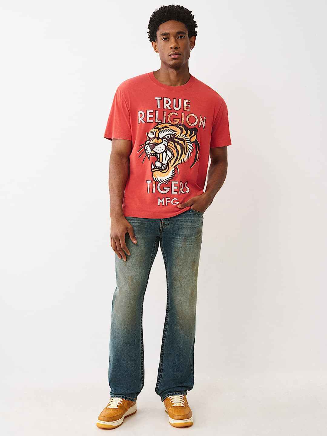 True Religion - ricky flap straight jean 34