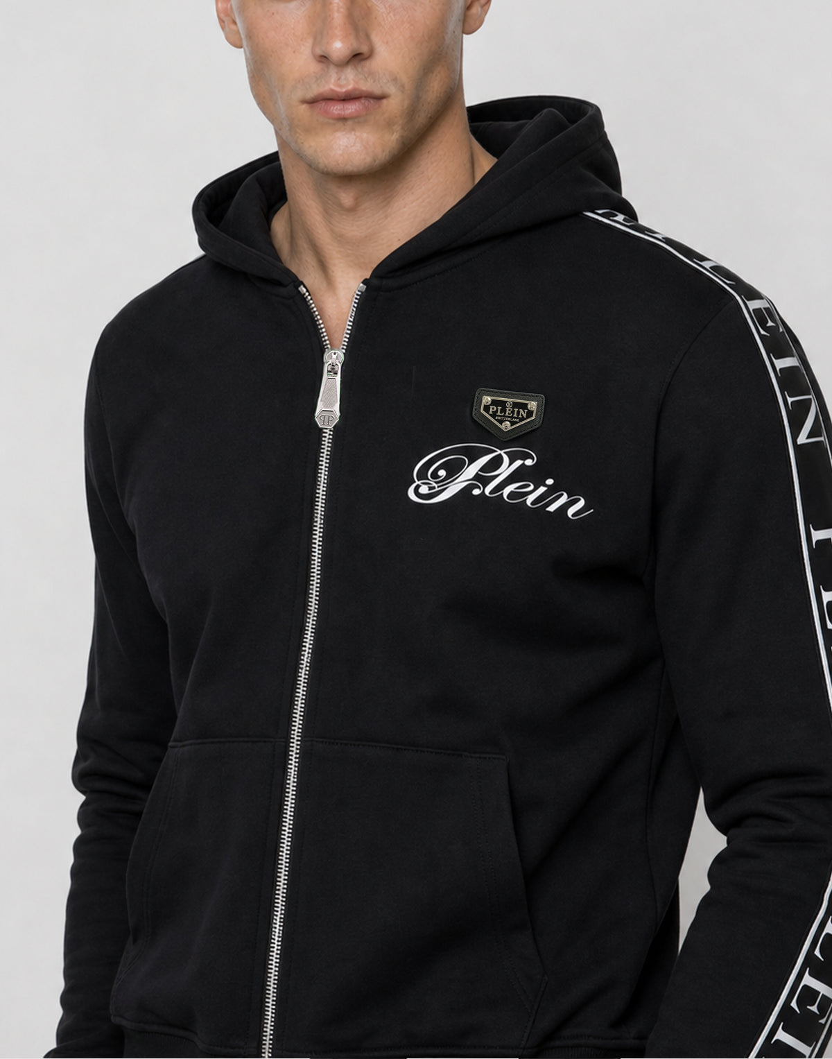 PHILIPP PLEIN - Hoodie Zip Teddy Stones