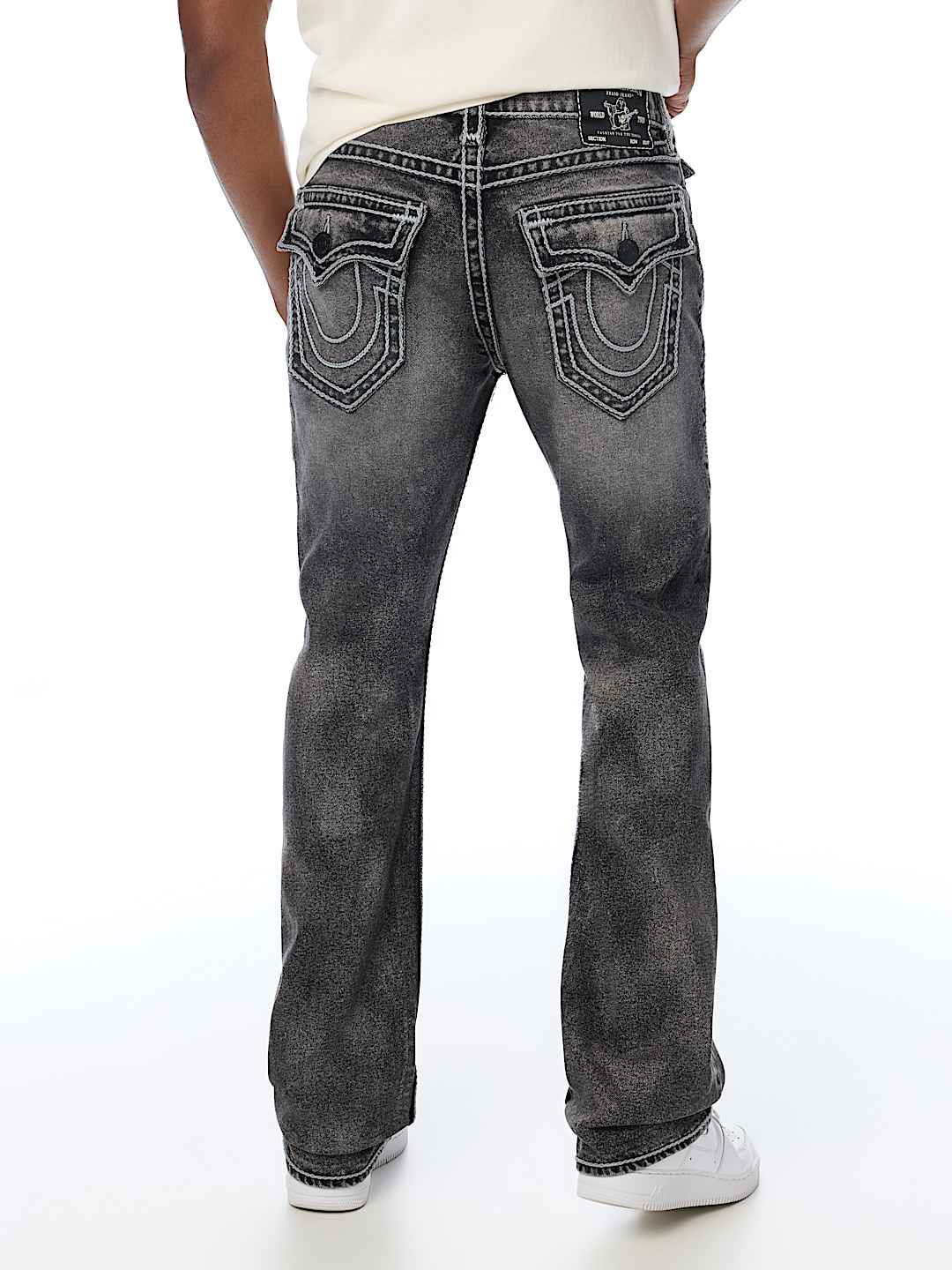 True Religion - Ricky Rope Stitch Flap Straight Jean 34"