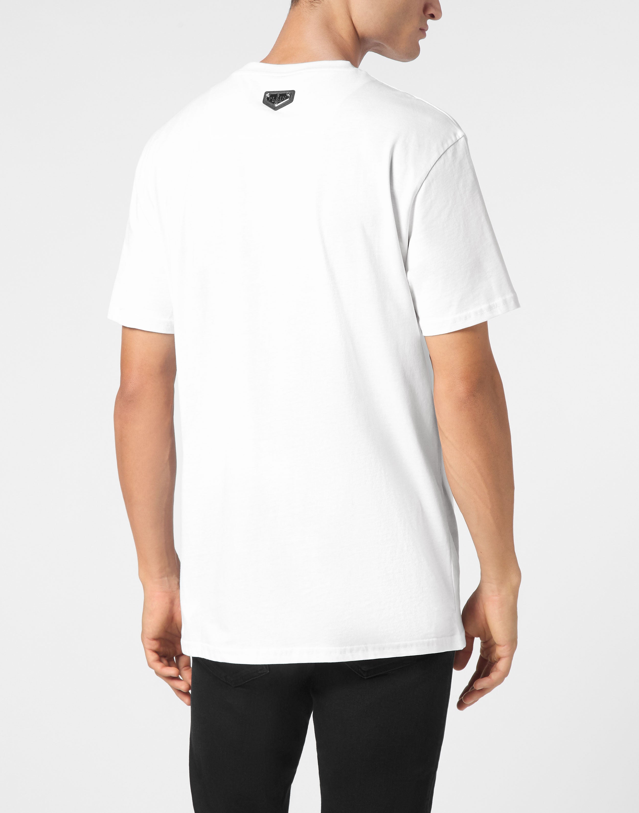 PHILIPP PLEIN - T-shirt Round Neck SS Stones Skull