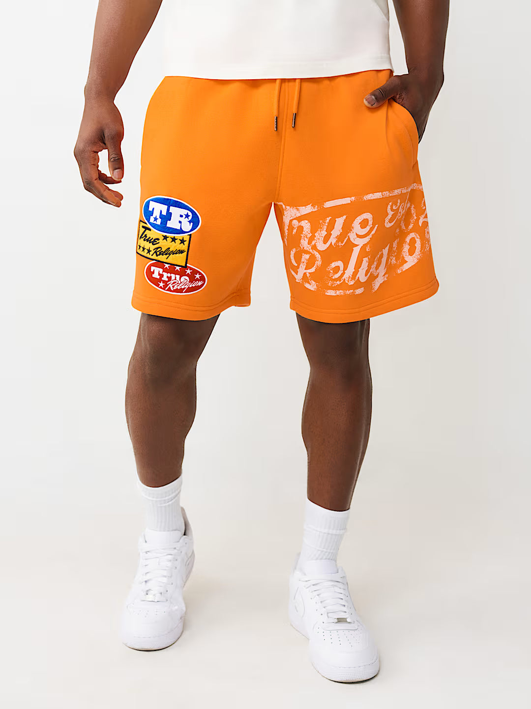 True Religion - Logo Patch Sweatshort