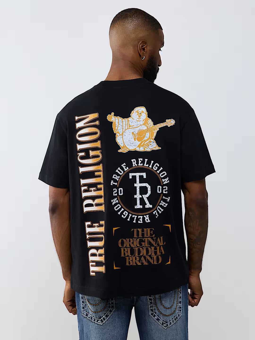 True Religion - Stacked Logo Tee
