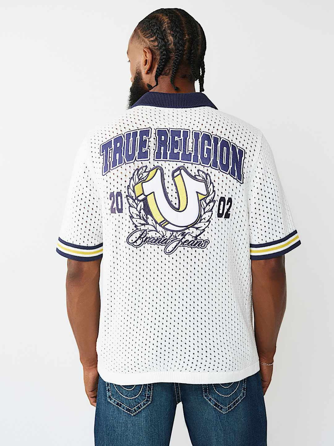 True Religion - Horseshoe Crest Knit Shirt