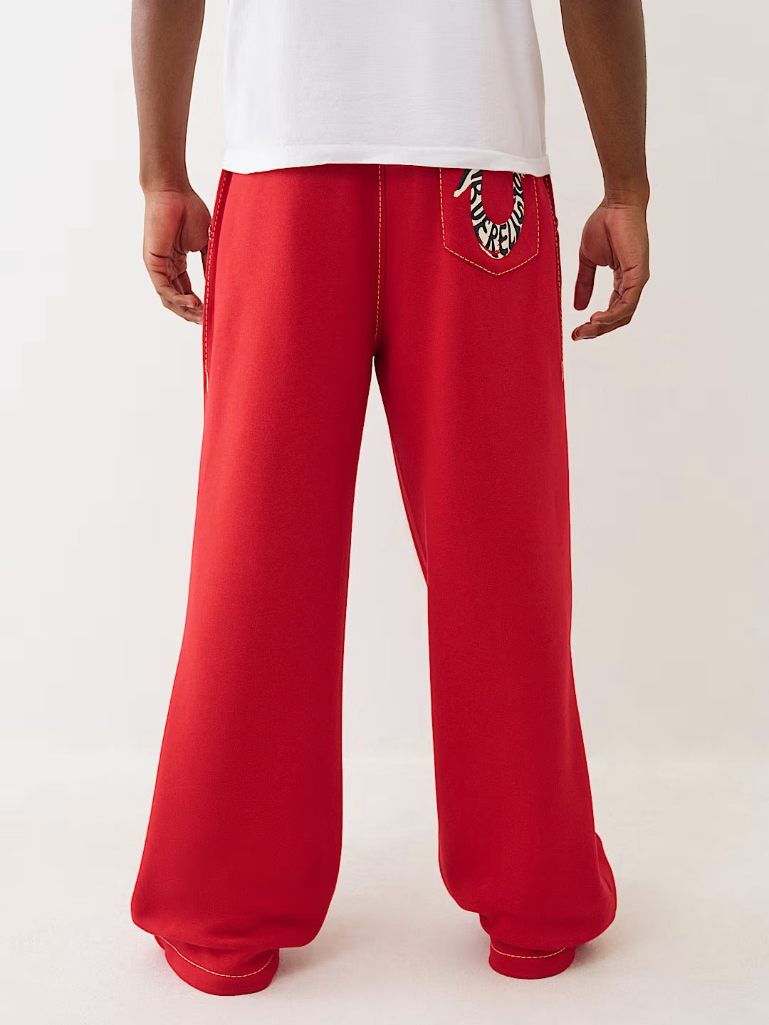 True Religion - Painted Horseshoe Baggy Big T Sweatpant