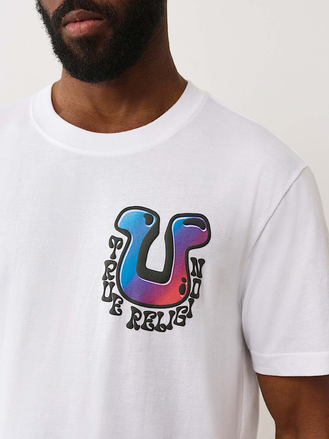 True Religion - Buddha Drip Oversized Tee