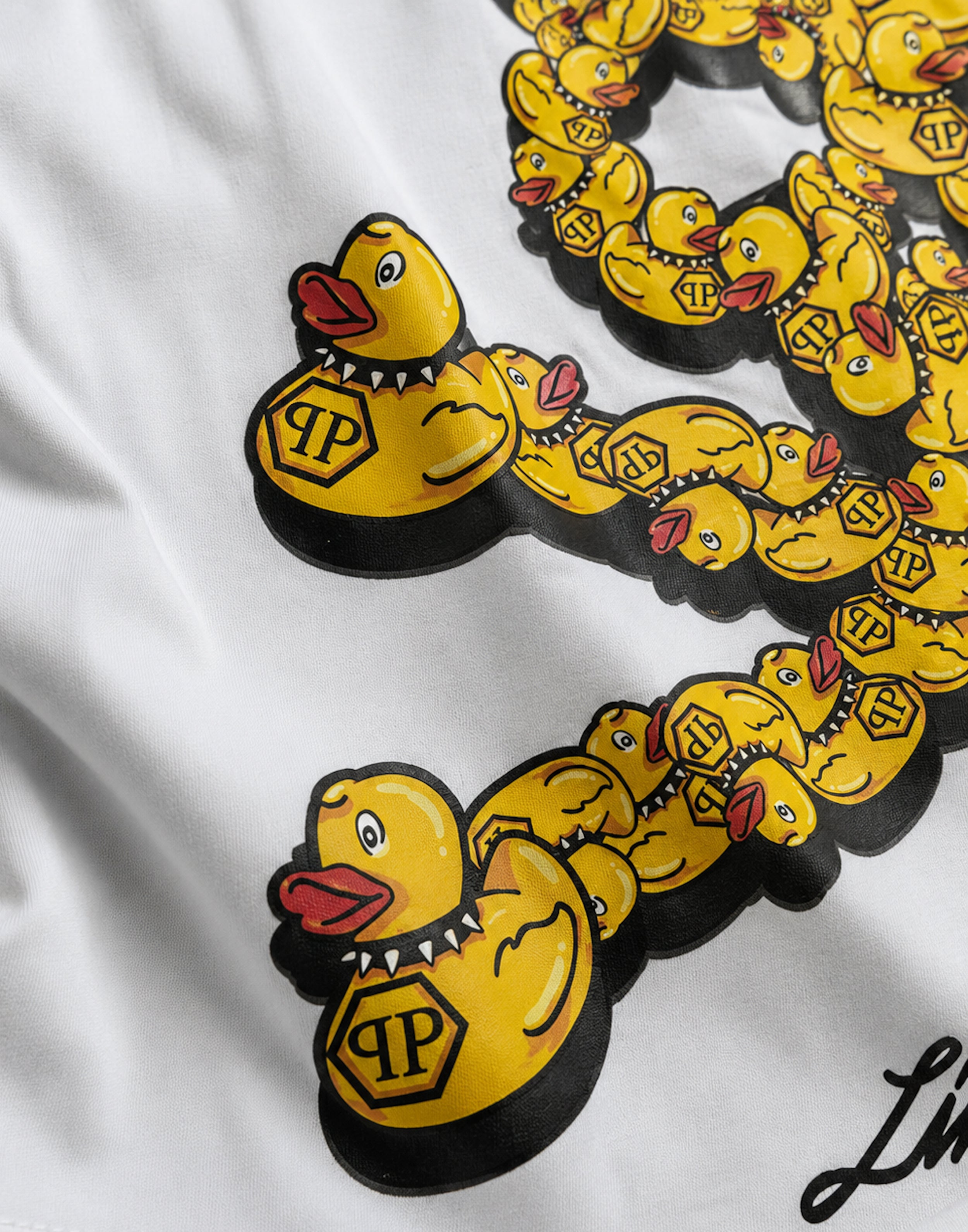 PHILIPP PLEIN - Jersey T-Shirt Plein Duck Skull
