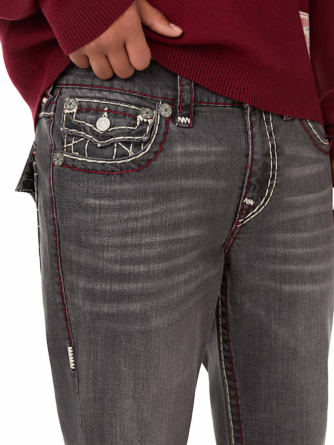 True Religion - Ricky Super T Flap Straight Jean 34"