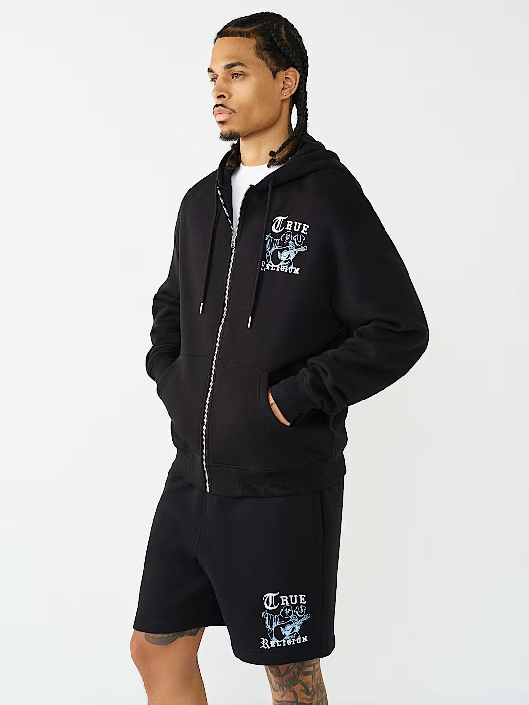 True Religion - Logo Zip Hoodie