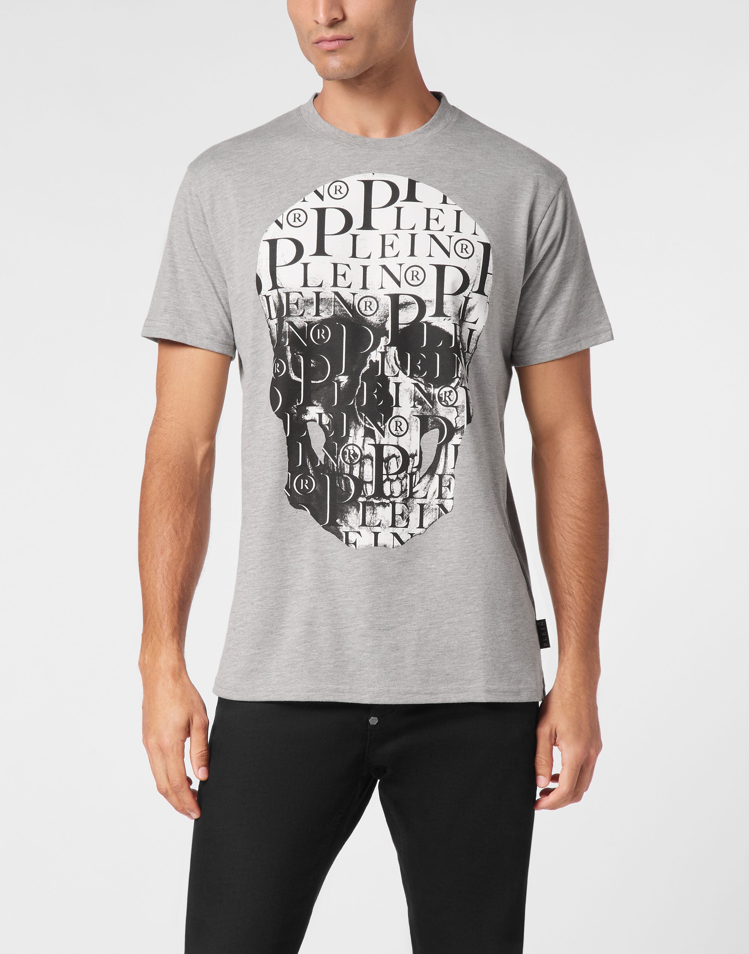 PHILIPP PLEIN -  T-shirt Round Neck SS Print Skull