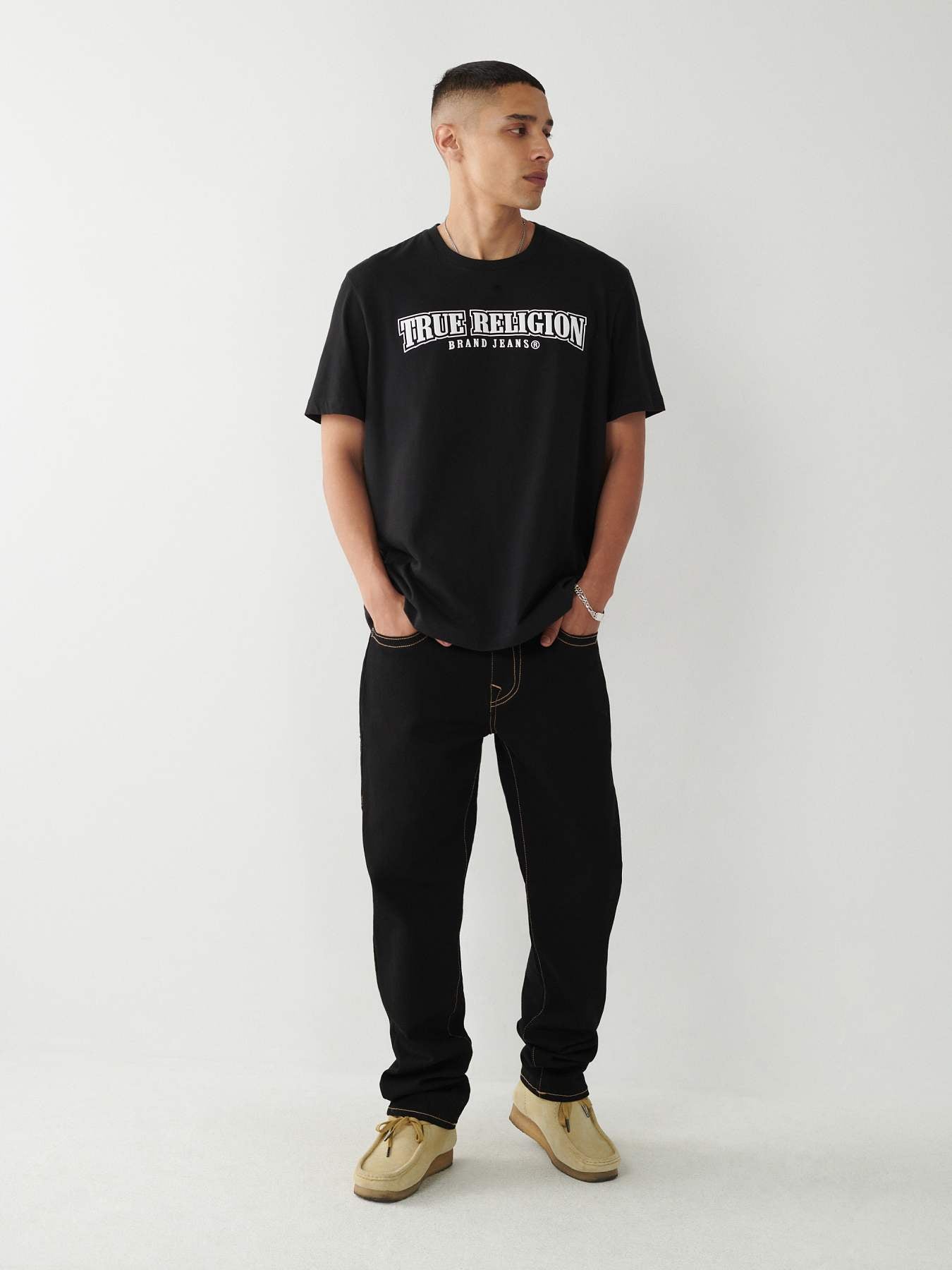 True Religion - Painted Horseshoe Relaxed Tee