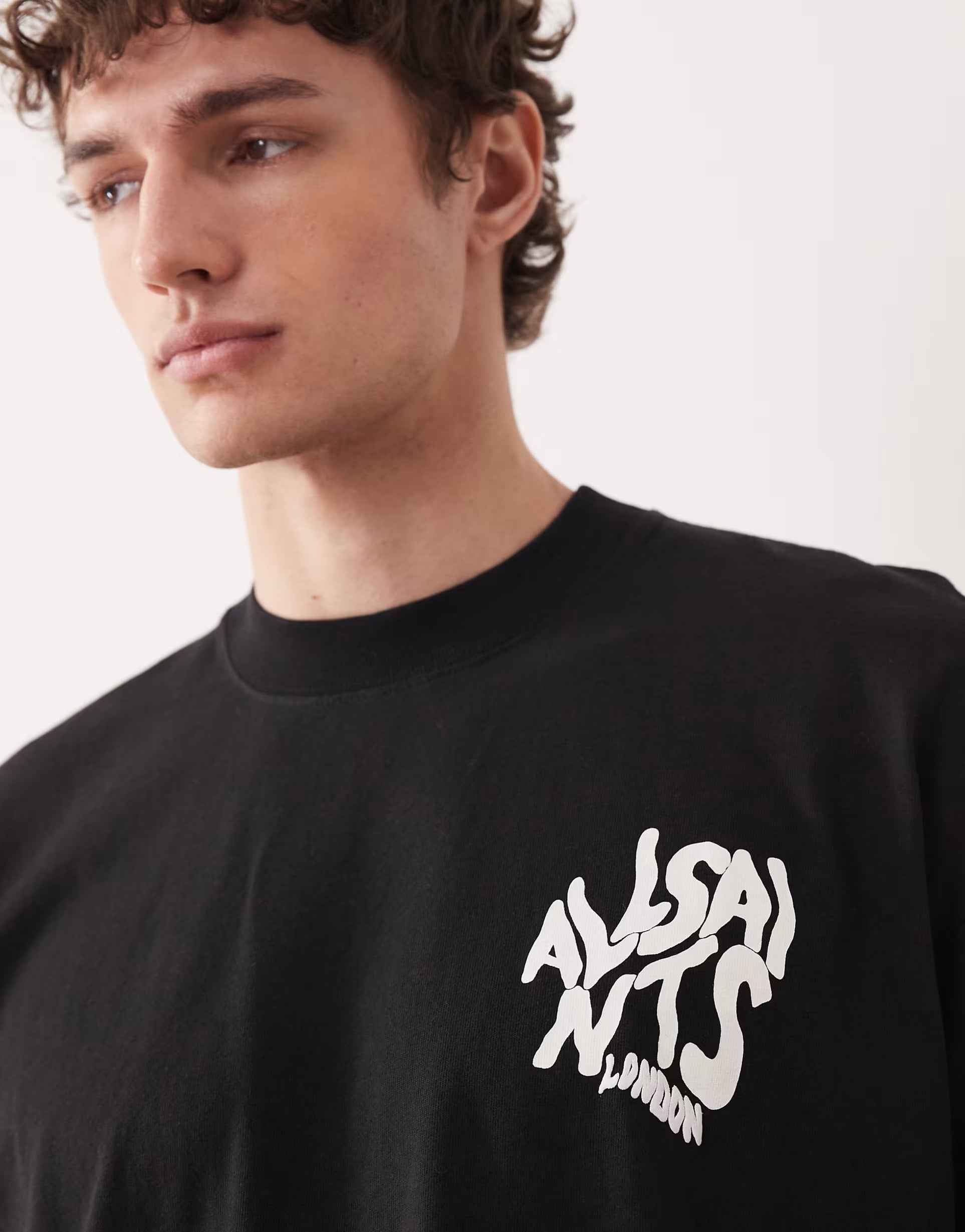 AllSaints - Orlando back print t-shirt